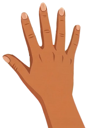 Right hand pointing